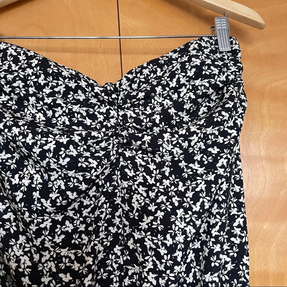 Zara Midi Floral Skirt with Slit ✨BRAND NEW✨ - Picture 4 of 8